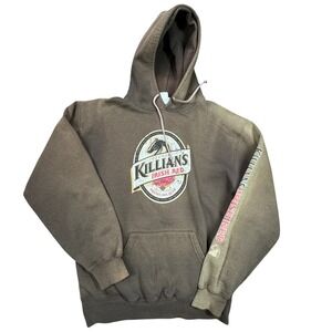 Badger Sport George Killians Irish Red‎ Hoodie Mens L Brown Sweatshirt Graphic
